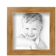 thumbnail image 2 of ArtToFrames 5" x 5" Gold Square with Beads Picture Frame, 5x5 inch Gold Wood Poster Frame (WOM-5020),  Pack, 2 of 7