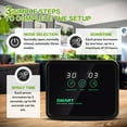 thumbnail image 4 of LERWAY Black Terrarium Humidifier - 360° Adjustable Nozzle, Intelligent Timer, High - density Spray, Auto/Manual Touch - control, 4 of 14