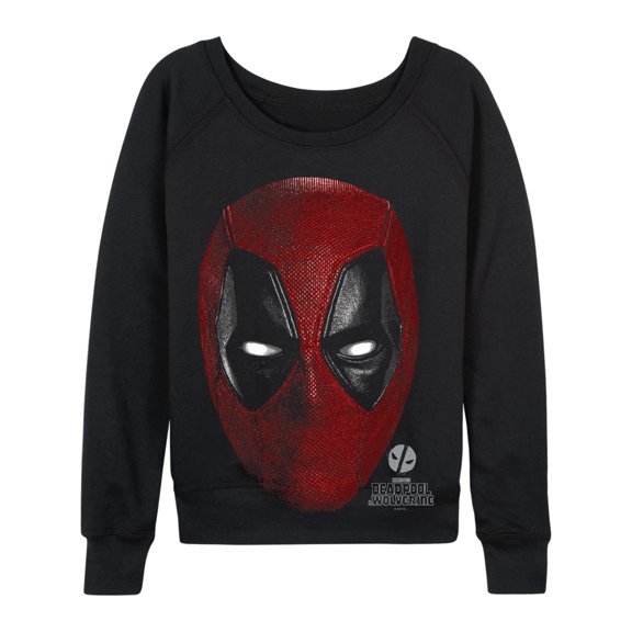 Marvel Deadpool & Wolverine - Oversized Face - Women's French Terry Pullover Sweatshirt