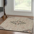 thumbnail image 2 of Linon Great Zero Rollins Machine Made Polyester 5'x7'6" Rug in Ivory, 2 of 5