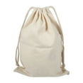 thumbnail image 2 of Sac de Rangement à Cordon en Coton Uni BOROCO pour Usage Domestique (22 * 28 Cm), 2 of 3
