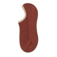 thumbnail image 1 of XIAQUJ Chaussettes d'Été Antidérapantes pour Femmes, Chaussons Rouges Taille Unique, 1 of 3