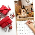thumbnail image 3 of Calendario de Pared 2025-2026, Calendario de Pared Corgi, Abierto de 12" x 24", Organizador de Calendario Familiar con Imágenes Corgi, para los Amantes de los Perros, 3 of 6