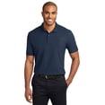thumbnail image 1 of Port Authority TLK510 Tall Stain-Resistant Polo Shirt - Navy - 4X-Large Tall, 1 of 2