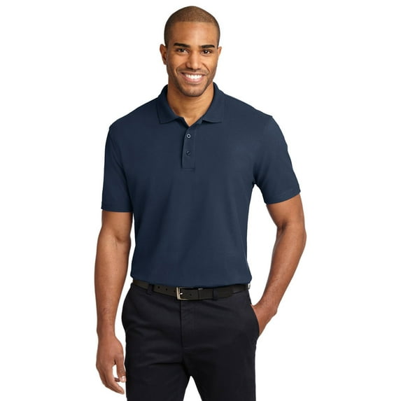 Port Authority TLK510 Tall Stain-Resistant Polo Shirt - Navy - 4X-Large Tall