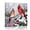 White Green Red, variant on Canvas Wall Art, Christmas Cardinal Framed Canvas Prints for Bedroom Dining Room, Winter Farmhouse Red Bird Berry Needle Large Gallery Wrapped Wall Decor for Home Office, Gifts, 20"x24" Ship Next Day