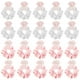 thumbnail image 1 of Lazos para el Cabello Yuyangstore 20 Piezas Blanco Rosa, 1 of 5