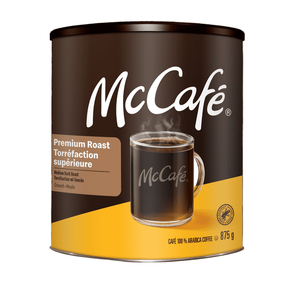 McCafe Premium Medium Dark Roast Ground Coffee - 875g/30.8 oz
