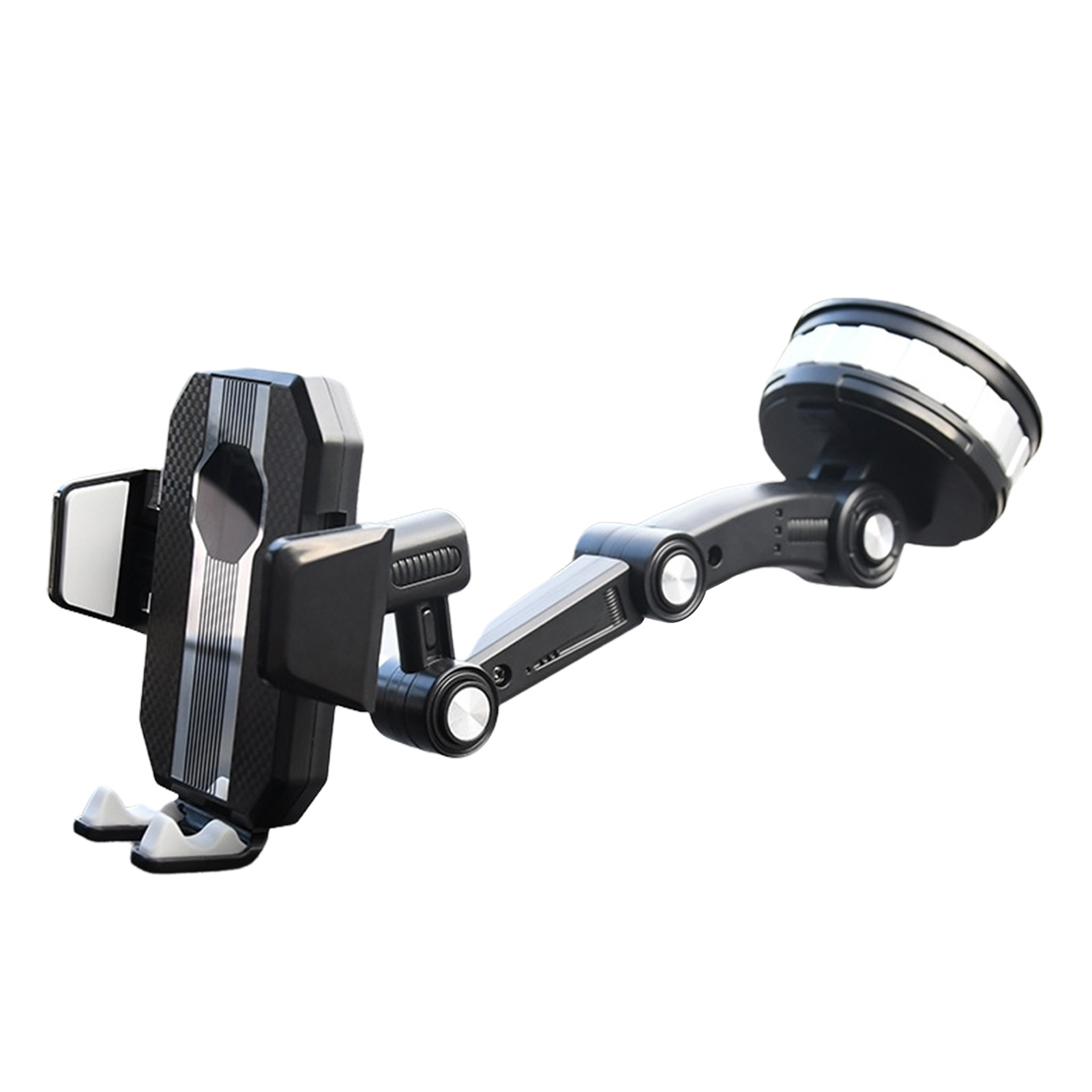 Famure Car Mobile Phone Holder Car Phone Holder Mount Windshield Center Console Phone Holder