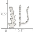 thumbnail image 3 of Primal Silver Sterling Silver Star Ear Climber Earrings, 3 of 5