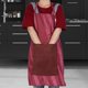 thumbnail image 5 of Delantal antiincrustante impermeable para el hogar Delantales de cocina para restaurantes con bolsillo Rojo vino, 5 of 10