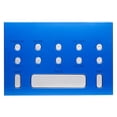 thumbnail image 2 of HANNLOMAX HX-111CR Radio despertador, radio PLL AM/FM, alarma dual, pantalla LED blanca, horario de verano automático, conector auxiliar. (Azul), 2 of 3