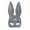 Silver, variant on Shiny Rhinestone Bunny Mask,Half Face Glitter Rabbit Mak,Sexy Women Rabbit Masks for Halloween Christmas Party