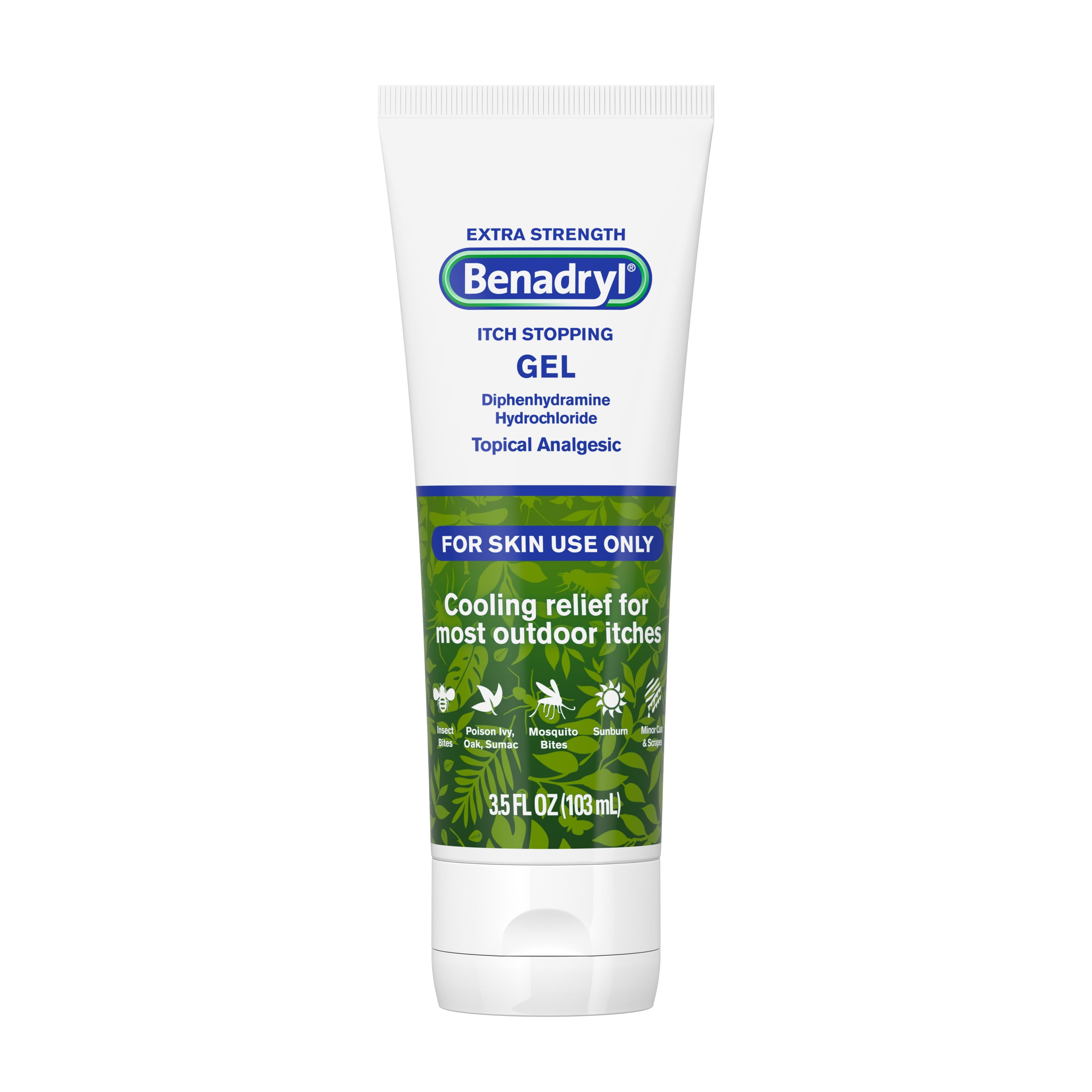 Benadryl Extra Strength Anti-Itch Topical Analgesic Gel, 3.5 fl. oz