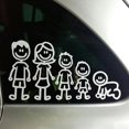 thumbnail image 3 of Lishi Happy Family Car Stickers - 2 Sets (Pack of 10), 3 of 5