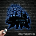 thumbnail image 4 of Craftnamesign Custom Bear Compass Metal Sign, Metal Bear Art, Nature Wall Art, Bear Lover, 4 of 5