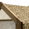 thumbnail image 5 of Vintage Pet House, Faded Watercolor Effect Print with Arts and Crafts Inspired Curled Leaves, Outdoor & Indoor Portable Dog Kennel with Pillow and Cover, 5 Sizes, Caramel and Beige, by Ambesonne, 5 of 5