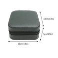 thumbnail image 3 of Mini Jewelry Travel Case  Small  Portable Organizer Portable Display Storage Box For Rings Earrings Necklaces Gifts White, 3 of 6