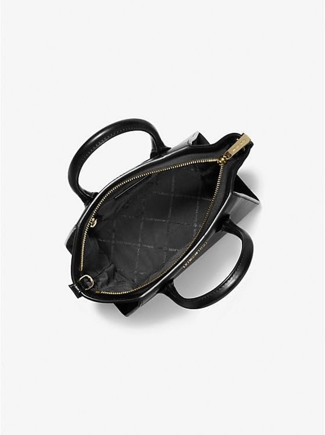 Michael Kors 35F1G4Vm2L Avril Small Leather Top-Zip Satchel In