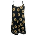 thumbnail image 4 of SDJMa Women Summer Casual T Shirt Dresses Women's Fashion Casual Sunflower Print Lace Splicing Sling Sleeveless Dress, 4 of 7