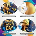 thumbnail image 3 of Glitter Gold Happy Father's Day Banner Black & Gold Dad Celebration Backdrop Suit & Tie Star Ornaments Father's Day Background for Father's Day Party Family Gathering Photo Shoot, 3 of 8