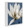 thumbnail image 4 of Stupell Industries White Lotus Blooms Botanical & Floral Painting White Framed Art Print Wall Art, 12 x 12, 4 of 10