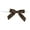 Chocolate Brown, variant on Reliant Ribbon - 5171-51003-2X1, Satin Twist Tie Bows - Small Bows, Emerald, 5/8 Inch, 100 Pieces