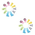 thumbnail image 2 of Advancent 10 Pieces Cartoon Dessert Fruit Forks Supplies Cakes Mini Sandwich Appetizers Portable Holiday Flatware Kids Kitchen Egg 60 mm 2piezas Advancent CBP054845, 2 of 5