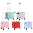 thumbnail image 3 of YoGold Foldable Utility Cart, Collapsible Portable Crate Rolling Cart With Stair Climbing Wheels 360° Swivel Wheels, Hand Cart With Telescoping Handle For Shopping Office Moving Teacher,D, 3 of 3