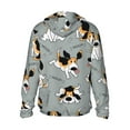 thumbnail image 2 of Picia Funny Beagle Active Dog Women's Men's UPF 50+ Sun Protection Hoodie Shirt Long Sleeve SPF Fishing Outdoor UV Hiking Lightweight Shirts-XX-Large, 2 of 9