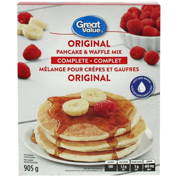 Great Value Original Complete Pancake & Waffle Mix Walmart.ca