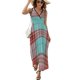 thumbnail image 1 of Geometric Grid Vestido Sin Mangas Para Mujer, Traje De, Ropa De Cumpleaños, Verano, 1 of 5