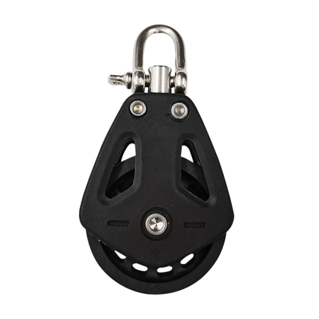 S SERENABLE Pulley Block Sailing Lifting Tool Compact Swivel Pulley for Ship Yacht Canoe