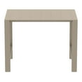 thumbnail image 5 of Vegas 39 inch to 55 inch Extendable Bar Table Taupe Beige, 5 of 7