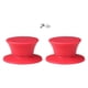 thumbnail image 2 of 2 piezas de perillas de repuesto de tapa de olla de silicona, piezas universales y ligeras para sartenes. Rojo, 2 of 9