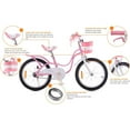 thumbnail image 3 of RoyalBaby Princess Girl Kids Outdoor Bicycle 18 Inch with Kickstand, Swan/Pink, 3 of 8