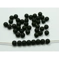 thumbnail image 3 of U8MO 1000 Matte Neon Black Color Acrylic Round Beads 8mm(0.32") Rubber Tone, 3 of 6
