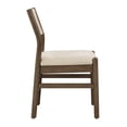 thumbnail image 6 of Better Homes & Gardens Lillian Fluted Dining Chairs, Walnut Wood & Cream Upholstered Seats, Set of, 6 of 10