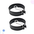 thumbnail image 2 of 6 Pcs Kids Rings Egg Timer for Kids Breakfast Sandwich Egg Frying Sandwich Shaper Ring Fried Egg Rings Mold Egg Shaper Iron Spray Pancake Maker Forming Machine Fried Eggs, 2 of 5