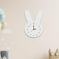 thumbnail image 6 of deevoka Silent Wall Clock Room Decorations Kids Wall Clock for Home Office Farmhouse white, 6 of 9
