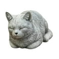 thumbnail image 3 of Estatua de Gato shamjiam para exteriores Adorno de resina en el balcón, 3 of 8