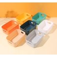 thumbnail image 5 of Plastic Storage Bins, Multiple Colour Organisation Storage Baskets For Kitchen, Cupboard, Office, Bathroom, Toy, Home Tidy Open Storage Bins With Hand, 5 of 5