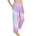 thumbnail image 2 of Daiia Purple Sparkling Butterfly Women's Sleep Pant with Pockets and Drawstring,Pajama Pants-XX-Large, 2 of 9
