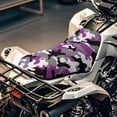 thumbnail image 2 of KUIFORTI Purple Camo ATV Seat Cover Four Wheeler Seat Cover Soft All-Weather Protection Seats Protect for Sportsman/Rancher/Foreman/Scrambler/Kodiak/Polaris Scrambler, 2 of 7