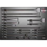 Mayhew 32090F Pneumatic Punch and Chisel Set 20 Piece Made in USA
