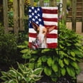 thumbnail image 2 of Podenco Canario Dog American Flag Garden Flag, 2 of 3