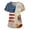 Khaki #172, variant on Independence Day Freedom Scrub Shirts V Neck Loose Memorial Day Scrub Shirts Short Sleeve Tunic Patriotic Funny Scrubs Freedom 2026 Trendy Scrub Top with Pockets Watermelon Red L