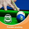 thumbnail image 3 of CRILSTYLEO Snooker Cue Accuracy Training Tool with Transparent Cue Ball for Daily Practice, 3 of 8
