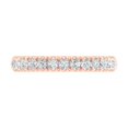 thumbnail image 3 of 1/2 Carat Round Diamond Wedding Band Ring in 14K Rose Gold (Ring Size 6.25) (I1-I2 Clarity), 3 of 4