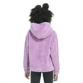 thumbnail image 2 of Girls 7-16 adidas Cozy Sherpa Logo Hoodie Color: Purple Size: SMALL, 2 of 4